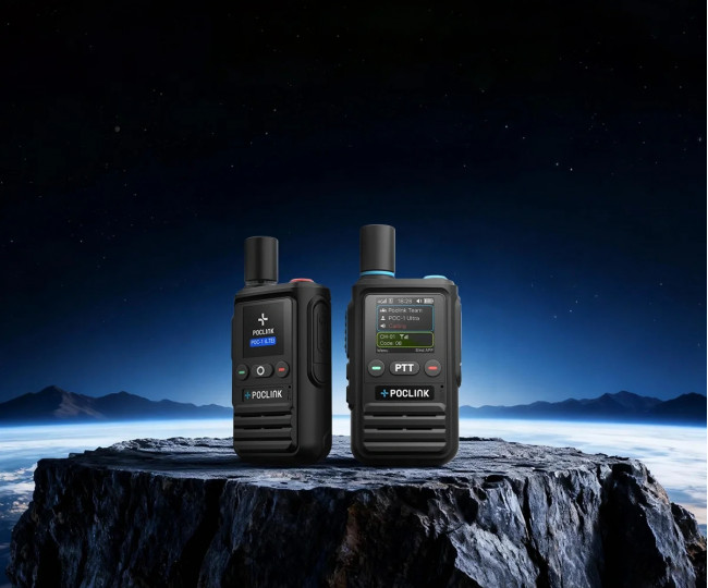 Передова двомережева переносна рація POC-1 Pro 4G + Wi-Fi Global Walkie Talkie